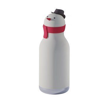 Дитяча термопляшка Сніговик Asobu Bestie Snowman (460 мл) SBV44 SNOWMAN фото